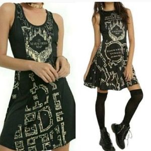Harry Potter Maurauders Map Skater Dress